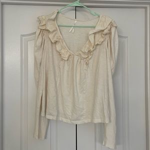 Anthropologie Ruffled Top - Size 2X